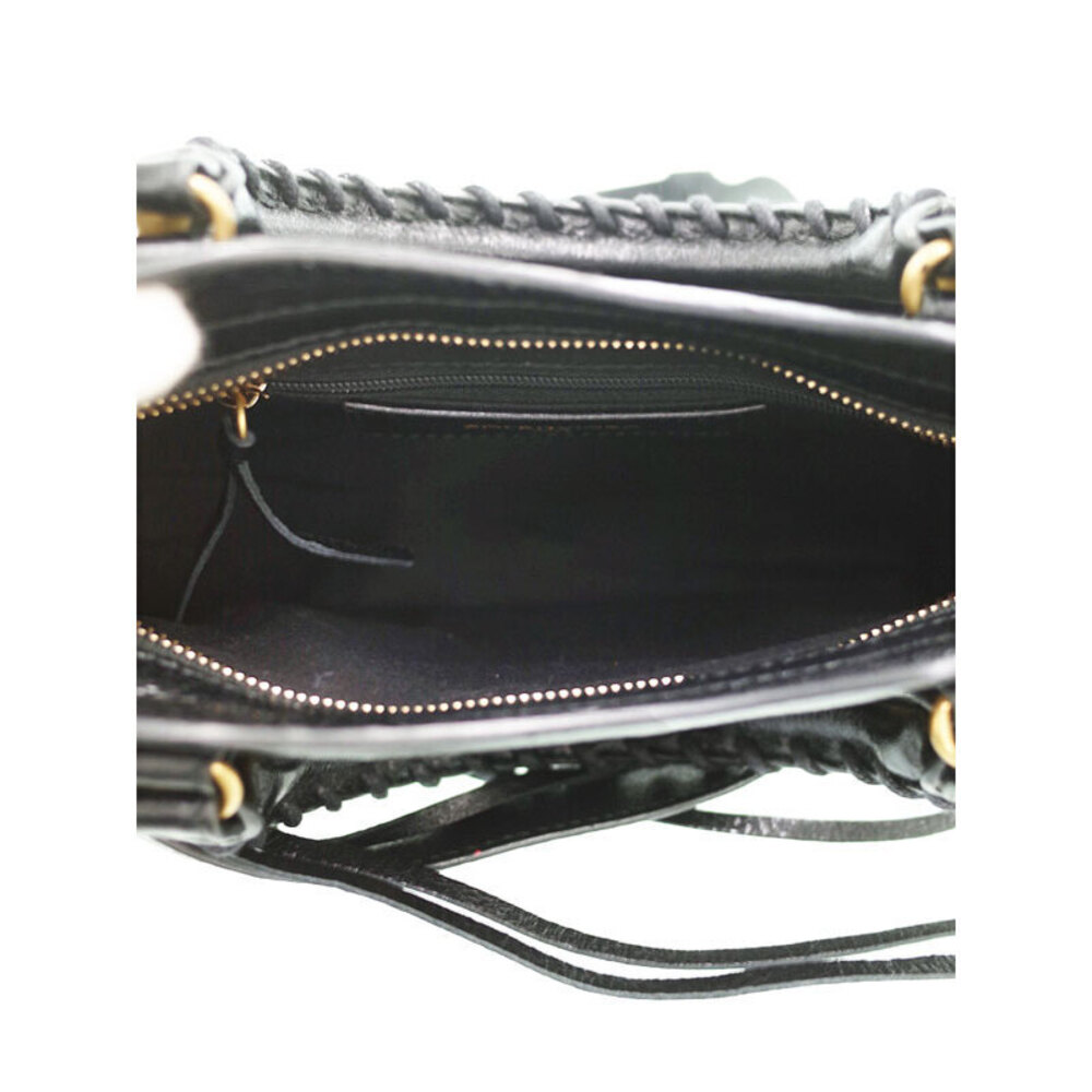 Balenciaga 2way Black Crossbody Perforated City Bag - Picture 3 of 9